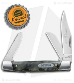 Imperial Limited Edition 2017 Stockman Knife 3.25" Marble Acrylic IMP17-16CP -Schrade Imperial Limited Edition 2017 Stockman Marble Acrylic IMP17 16CP BHQ 75995 jr bottlecap