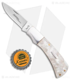 Imperial Schrade Lockback Knife Cracked Ice (2.5" Satin) -Schrade Imperial Schrade LB Cracked Ice BHQ 54940 jr bottlecap