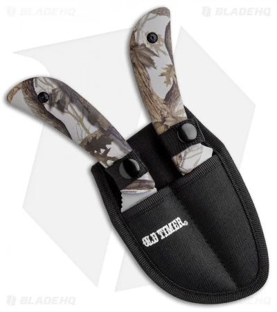 Schrade Old Timer Snowblind Camo Fixed Blade Hunting Knife Combo Set (2 Piece) 8 Schrade Old Timer Snowblind Camo Fixed Blade Hunting Knife Combo Set (2 Piece) - Image 6