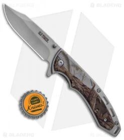 Schrade Old Timer Snowblind Camo Liner Lock Knife (3" Bead Blast) 1085930 -Schrade Old Timer Snowblind Camo LL Satin 1085930 BHQ 87012 jr bottlecap