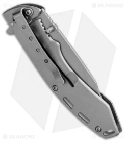 Schrade Old Timer Snowblind Camo Liner Lock Knife (3" Bead Blast) 1085930 -Schrade Old Timer Snowblind Camo LL Satin 1085930 BHQ 87012 jr side