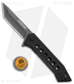 Schrade U.G. Liner Lock Knife Black G-10 (3.25" Gray Tanto) 1100044 -Schrade SCH U.G. Liner Lock Knife BlackG10 Gray Tanto BHQ 93630 kp bottle cap
