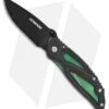 Schrade Folding Knife Black Aluminum Green Liner Lock (3" Black) SCHPROM1633CP 2 Schrade Folding Knife Black Aluminum Green Liner Lock (3" Black) SCHPROM1633CP -Schrade Schrade Black Alum Green LL Black SCHPROM1633CP BHQ 62092 jr