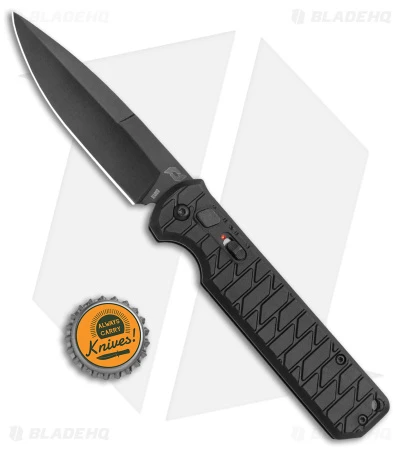 Schrade Alpha Entice Automatic Button Lock Knife Black G-10 (3.5" Black) 6 Schrade Alpha Entice Automatic Button Lock Knife Black G-10 (3.5" Black) - Image 4