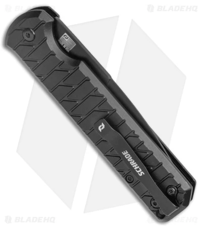 Schrade Alpha Entice Automatic Button Lock Knife Black G-10 (3.5" Black) 5 Schrade Alpha Entice Automatic Button Lock Knife Black G-10 (3.5" Black) - Image 3