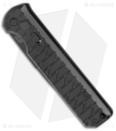 Schrade Alpha Entice Automatic Button Lock Knife Black G-10 (3.5" Black) 4 Schrade Alpha Entice Automatic Button Lock Knife Black G-10 (3.5" Black) - Image 2