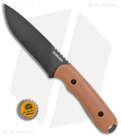 Schrade Frontier Fixed Blade Knife Brown Grivory (5" Black SW) SCHF42D -Schrade Schrade Frontier brown grivory black sw SCHF42D BHQ 62025 er size