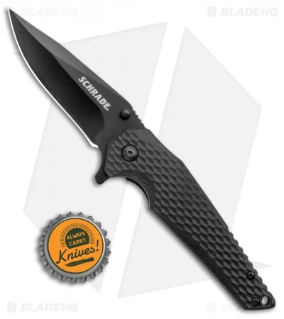 Schrade Fanatic Liner Lock Knife Black G-10 (3.4" Black) 6 Schrade Fanatic Liner Lock Knife Black G-10 (3.4" Black) - Image 4