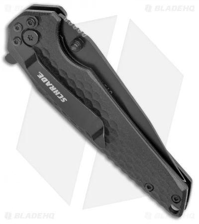 Schrade Fanatic Liner Lock Knife Black G-10 (3.4" Black) 5 Schrade Fanatic Liner Lock Knife Black G-10 (3.4" Black) - Image 3