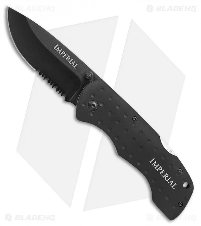 Schrade Imperial Slick Slope Lockback Knife Black (3.25" Black) IMP105BSCP 3 Schrade Imperial Slick Slope Lockback Knife Black (3.25" Black) IMP105BSCP