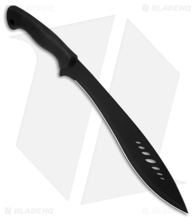 Schrade Large Kukri Machete Fixed Blade Knife Black Rubber (13" Black) 4 Schrade Large Kukri Machete Fixed Blade Knife Black Rubber (13" Black) - Image 2