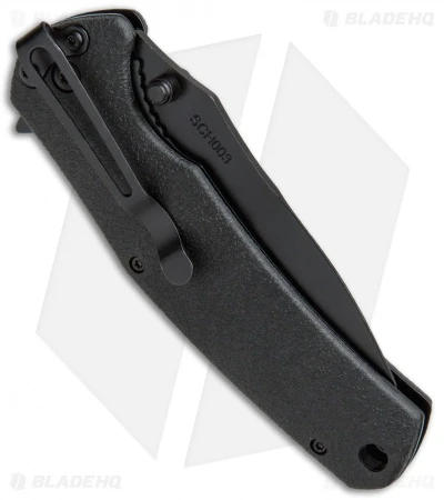 Schrade SCH003 Liner Lock Folding Knife Black (3.5" Black) 5 Schrade SCH003 Liner Lock Folding Knife Black (3.5" Black) - Image 3