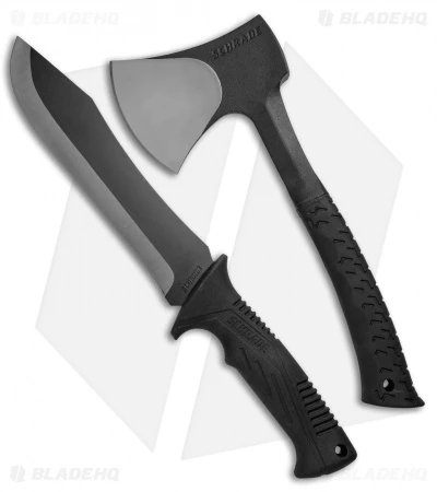 Schrade Machete & Hatchet Combo Set - SCHCOM6 -Schrade Schrade Machete Hatchet Combo SCHCOM6CP BHQ 67528 jr