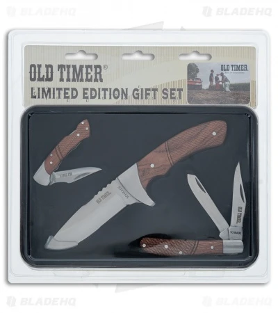 Schrade Old Timer 3-Piece Rosewood Knife Set W/Gift Tin 1130047 5 Schrade Old Timer 3-Piece Rosewood Knife Set W/Gift Tin 1130047 - Image 3