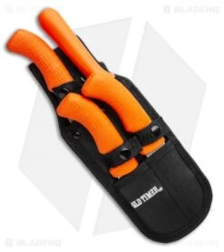 Schrade Old Timer Blaze 3-Piece Hunting Knife Set + Sharpening Rod -Schrade Schrade Ot Blaze 3 Pc Tpe 1130052 BHQ 114790 LS Guthook Fillet Sheath