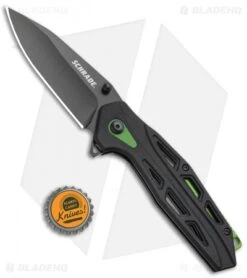 Schrade SCH U.G. Liner Lock Knife Green/Black (3.25" Black) 1100044 9 Schrade SCH U.G. Liner Lock Knife Green/Black (3.25" Black) 1100044 -Schrade Schrade SCH U.G. Liner Lock Knife Green Black Black BHQ 93632 kp bottle cap
