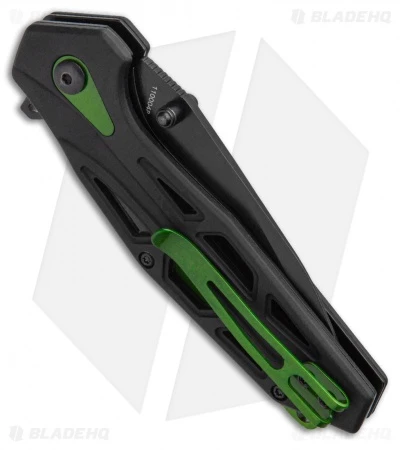 Schrade SCH U.G. Liner Lock Knife Green/Black (3.25" Black) 1100044 5 Schrade SCH U.G. Liner Lock Knife Green/Black (3.25" Black) 1100044 - Image 3