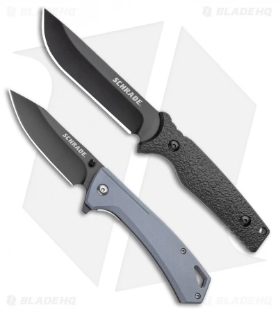 Schrade Fixed Blade/Folder Knife Combo Knife Set 3 Schrade Fixed Blade/Folder Knife Combo Knife Set