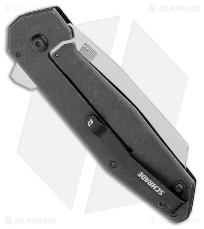 Schrade Slyte Frame Lock Knife Black Stainless Steel (3" Satin) 5 Schrade Slyte Frame Lock Knife Black Stainless Steel (3" Satin) - Image 3