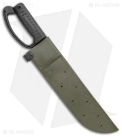 Schrade Small Outback Machete Fixed Blade Knife (12.75" Black) SCHMACH18 8 Schrade Small Outback Machete Fixed Blade Knife (12.75" Black) SCHMACH18 -Schrade Schrade Small Outback Machete Black SCHMACH18 BHQ 62064 jr sheath