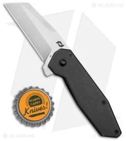 Schrade Slyte Compact Frame Lock Knife Black Stainless Steel (2.4" Satin) -Schrade Schrade Styte Compact FL Black SS Satin BHQ 140061 jr bottlecap