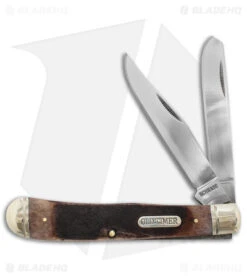 Schrade Old Timer Trapper Knife 4.13" Sawcut Bone 95OTB