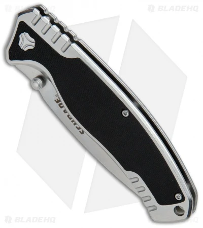 Schrade Ultra Glide Liner Lock Folding Knife Black G-10 (3.5" Stonewash) SCH305 4 Schrade Ultra Glide Liner Lock Folding Knife Black G-10 (3.5" Stonewash) SCH305 - Image 2