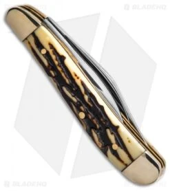 Schrade Uncle Henry 2pc. Modified Drop Point Fixed Blade/Folder Combo -Schrade Schrade Uncle Henry 2pc Fixed Modified Drop Point W Folder Combo 1157960 BHQ 122422 td knife 2 side