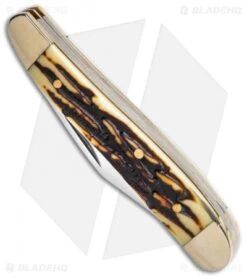 Schrade Uncle Henry 2pc. Modified Drop Point Fixed Blade/Folder Combo -Schrade Schrade Uncle Henry 2pc Fixed Modified Drop Point W Folder Combo 1157960 BHQ 122422 td knife 2 spine