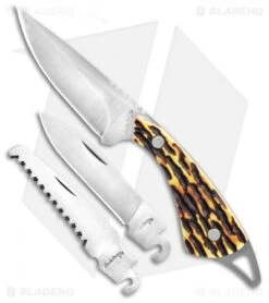 Schrade Uncle Henry 2 Piece Fixed Blade W/ Switch-It Folder -Schrade Schrade Uncle Henry 2pc Fixed blade w Switch it Folder 1157959 BHQ 122420 td knife 1 blades