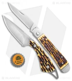 Schrade Uncle Henry 2 Piece Fixed Blade W/ Switch-It Folder -Schrade Schrade Uncle Henry 2pc Fixed blade w Switch it Folder 1157959 BHQ 122420 td size