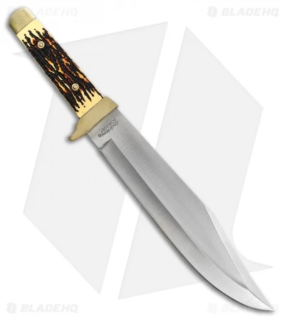 Schrade Uncle Henry Bowie Fixed Blade Knife (9.5" Satin) SCH184UH 3 Schrade Uncle Henry Bowie Fixed Blade Knife (9.5" Satin) SCH184UH