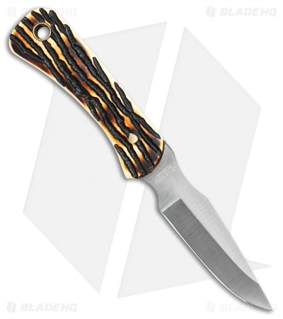 Schrade Uncle Henry Skinner Fixed Blade Knife Staglon (3" Satin) SCH301UH -Schrade Schrade Uncle Henry Skinner Staglon Satin SCH301UH BHQ 61942 jr spine