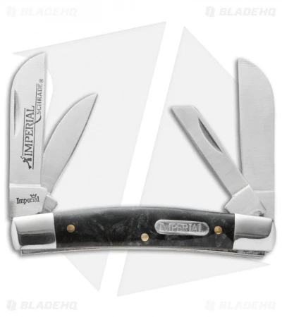 Schrade Imperial Congress Knife 3.625" Black Swirl Acrylic IMP17CON 3 Schrade Imperial Congress Knife 3.625" Black Swirl Acrylic IMP17CON