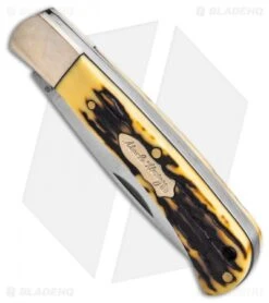 Uncle Henry 2 Piece Fixed Blade/Folder/Pen/Key Fob Tin 16 Uncle Henry 2 Piece Fixed Blade/Folder/Pen/Key Fob Tin -Schrade Uncle Henry 2pc Fixed Folder Tin With Pen Keychain BHQ 123472 td knife 1 spine