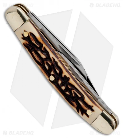 Uncle Henry JR Small Stockman Knife 2.75" Staglon 807UH 4 Uncle Henry JR Small Stockman Knife 2.75" Staglon 807UH - Image 2