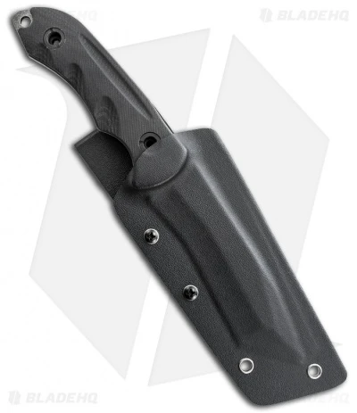 Schrade SCHF12 Knife Modified Tanto Fixed Blade (4.9" Black Plain) 4 Schrade SCHF12 Knife Modified Tanto Fixed Blade (4.9" Black Plain) - Image 2