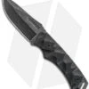 Schrade SCHF14 Modified Drop Point Fixed Blade Knife (3.4" Black SW) -Schrade schrade fixed schf14 bhq 15853 jr