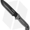 Schrade Frontier SCHF52M Fixed Blade Knife Black/Gray Micarta (7" Black) -Schrade schrade fixed schf52m cm