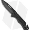 Schrade Hero Liner Lock Knife Black Aluminum (3.25" Black) SCH1084287 -Schrade schrade hero ll black alum black GX 31167 jr