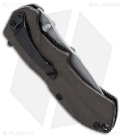 Schrade SCHA7SMBRS Small Spring Assisted Knife Brown (2.5" Bead Blast Serr) -Schrade schrade scha75mbr scha7smbrs side