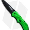 Schrade SCHA7GR Spring Assisted Knife Clip Point Green (3.25" Black) -Schrade schrade scha7smgr 2