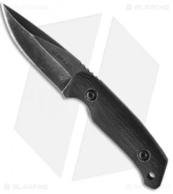 Schrade Mini Drop Point Neck Knife (2" Black SW) SCHF13SM