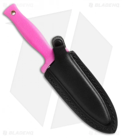 Schrade Fixed Blade Knife Small Boot Knife Pink TPE (3.6" Black Plain) SCHF19HPF 4 Schrade Fixed Blade Knife Small Boot Knife Pink TPE (3.6" Black Plain) SCHF19HPF - Image 2