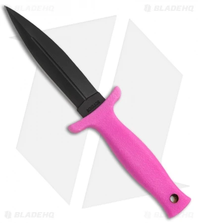 Schrade Fixed Blade Knife Small Boot Knife Pink TPE (3.6" Black Plain) SCHF19HPF 3 Schrade Fixed Blade Knife Small Boot Knife Pink TPE (3.6" Black Plain) SCHF19HPF