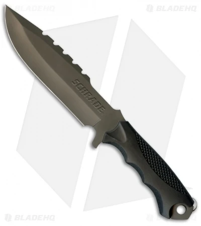 Schrade SCHF27 Fixed Blade Knife W/ Multi-Tool (6.5" Gray Plain) -Schrade schrade schf27