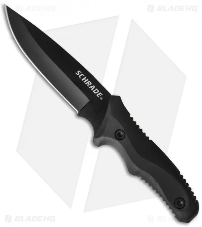 Schrade Guide Master Slingshot / Fixed Blade Knife (5.25" Black) SCHF39 4 Schrade Guide Master Slingshot / Fixed Blade Knife (5.25" Black) SCHF39 - Image 2