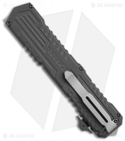 Schrade Viper OTF Assisted Opening Knife (3.5" Black Serr) SCHOTF3BS 4 Schrade Viper OTF Assisted Opening Knife (3.5" Black Serr) SCHOTF3BS - Image 2