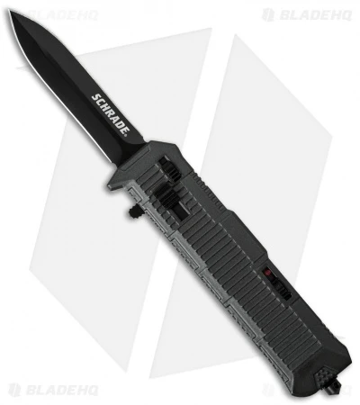 Schrade Viper OTF Automatic Knife Gray (3.375" Black) SCHOTF8B 3 Schrade Viper OTF Automatic Knife Gray (3.375" Black) SCHOTF8B