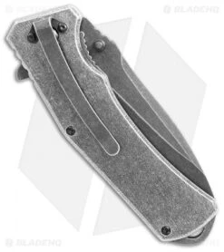 Schrade Liner Lock Knife Stonewash Stainless Steel (3.25" Stonewash) SCH506 -Schrade schrade sw SCH506 BHQ 61960 dl back